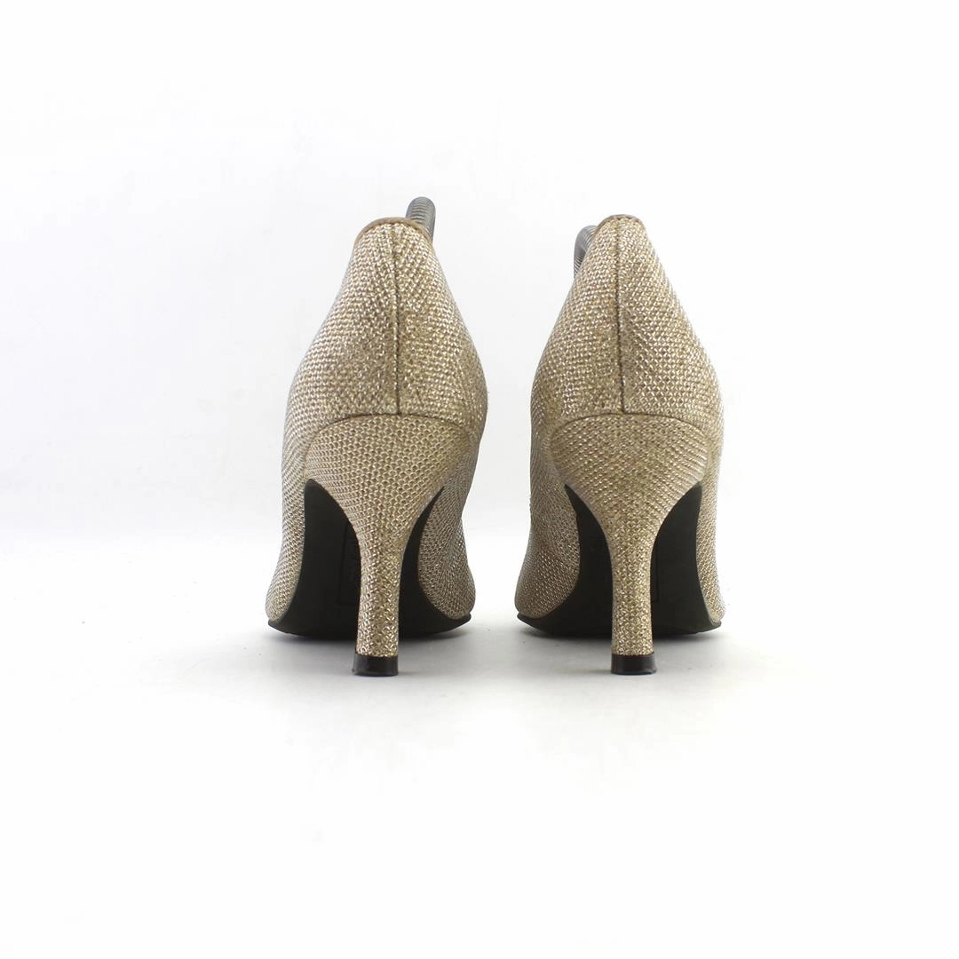 FIONI . Navy Peep Toe Heels