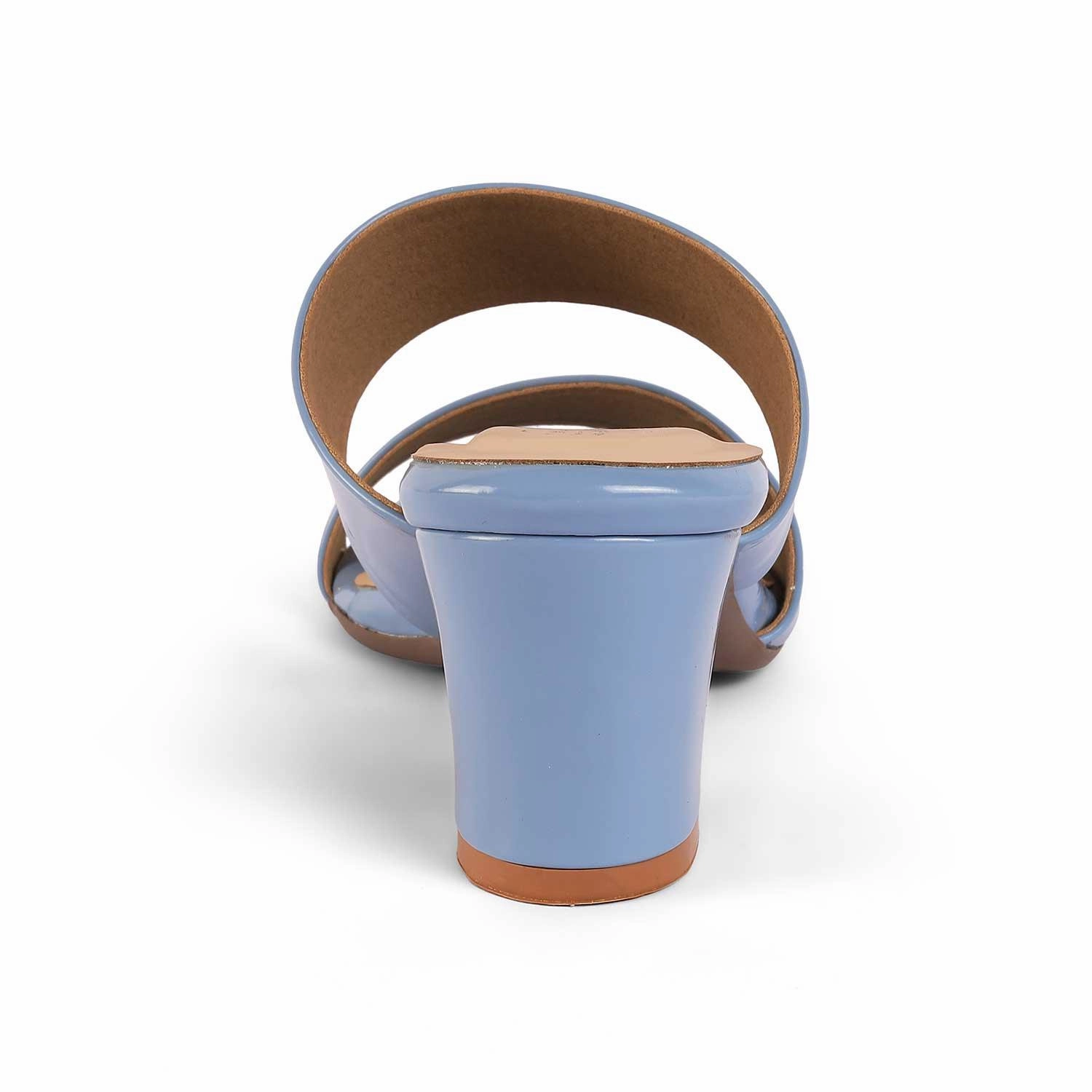 Leopard Print Sandals Tresmode Sania Blue Women's Dress Block Heel Sandals