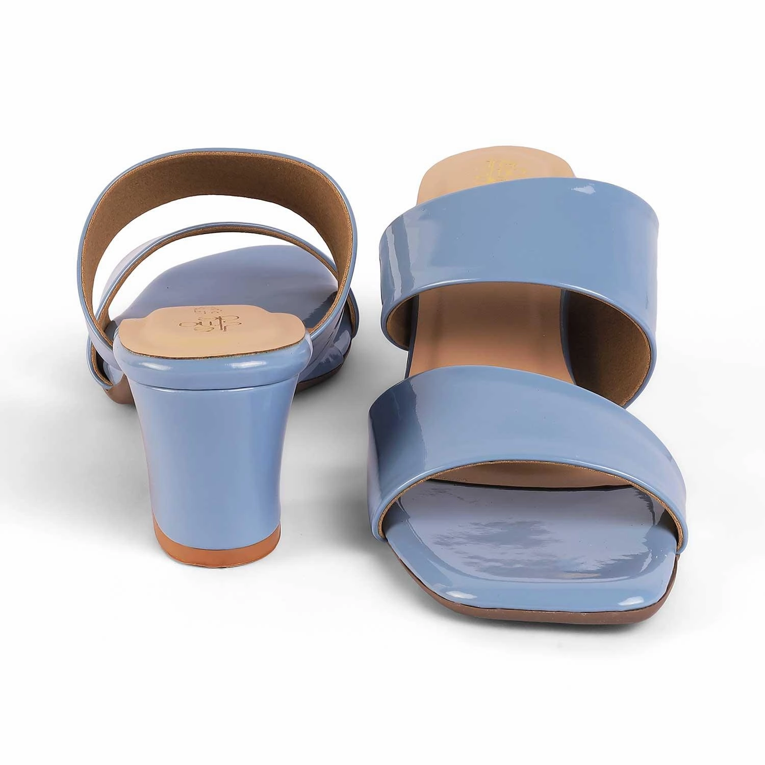 Sandals Golf Tresmode Sania Blue Women's Dress Block Heel Sandals