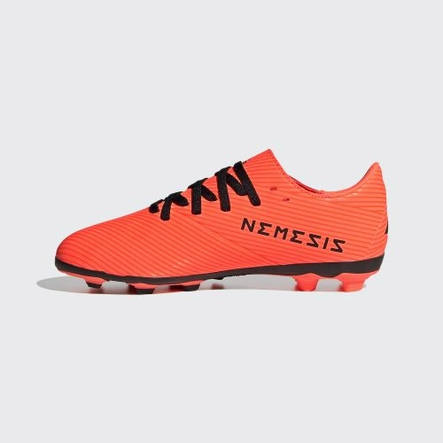 Knee Boots Low Heel Adidas Nemeziz 19.4 Flexible Ground Boots Cleats - Signal Coral / Core Black / Solar Red