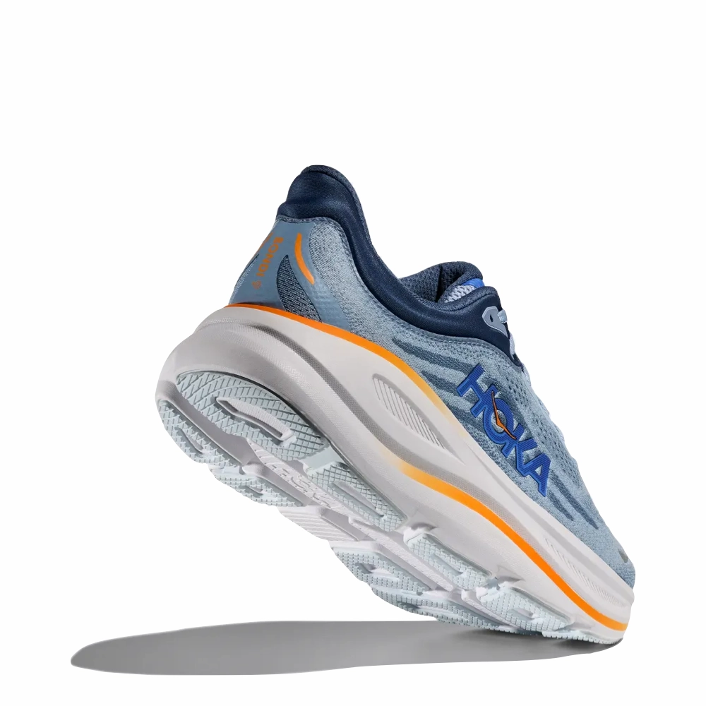 Best Shoes For The Gym Hoka Men's Bondi 9 Sneaker in Drizzle/Downpour