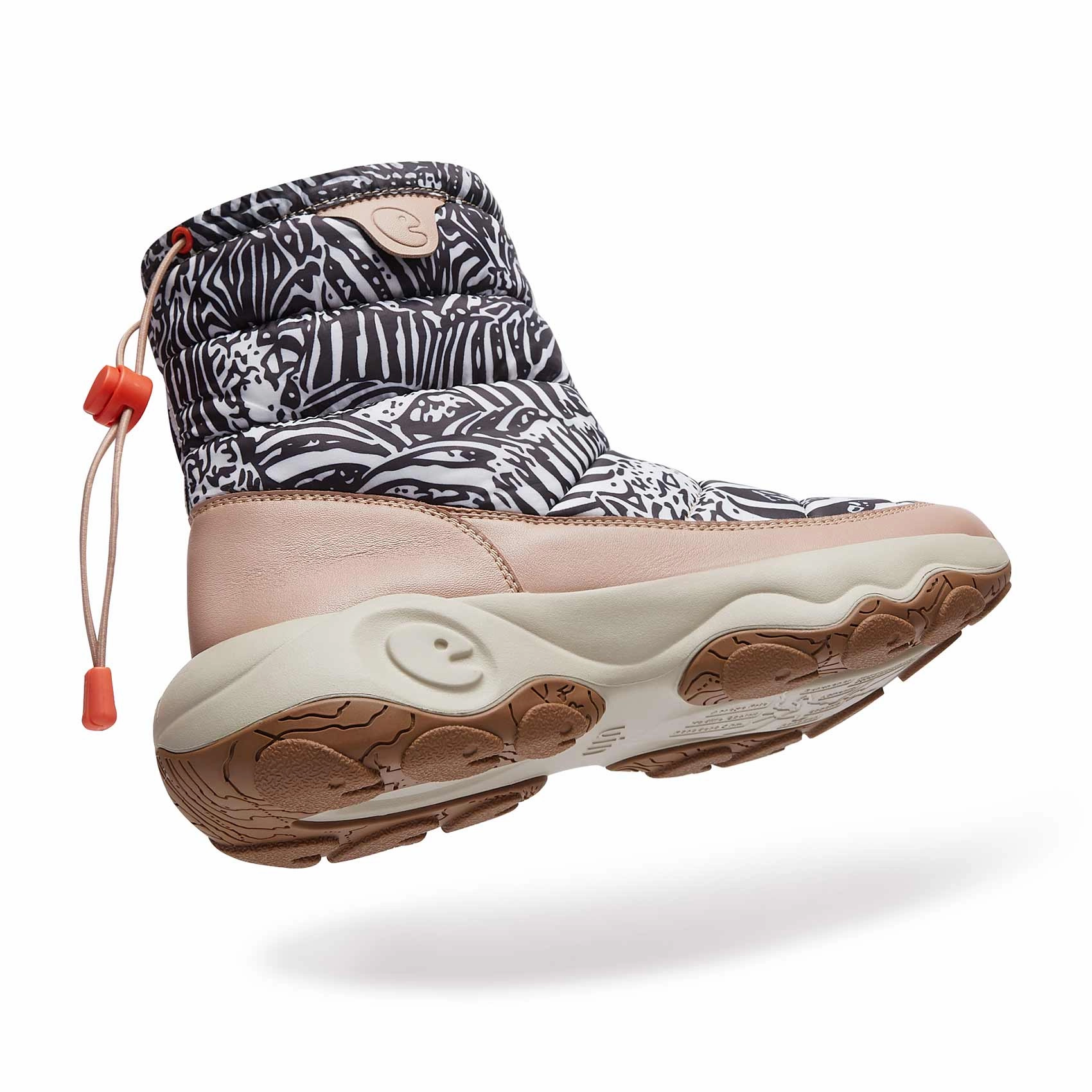 Wild Black & White Cazorla IV Women Mid Calf Dress Boots With Heel