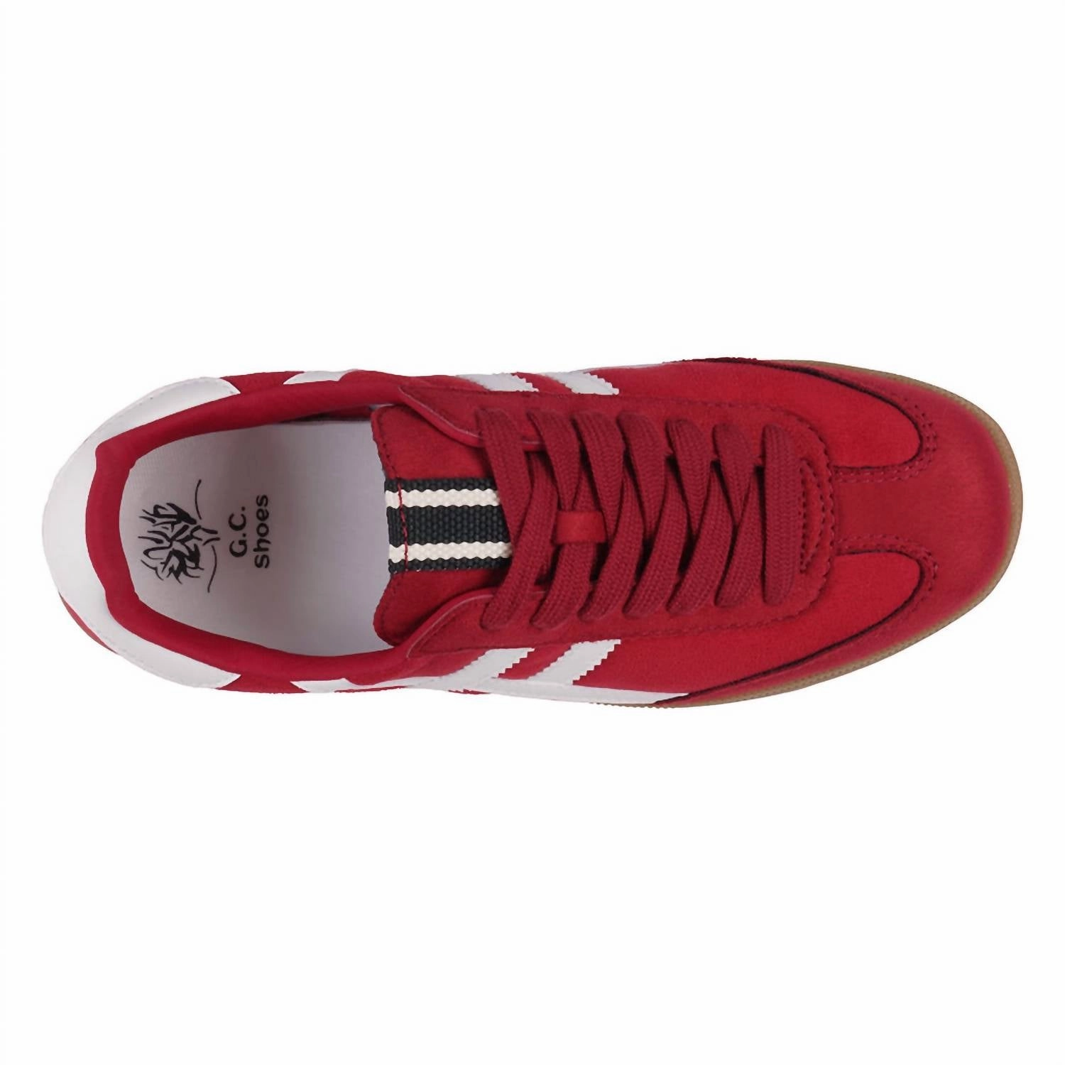 Alligator Sneakers Women's Dakkah Retro Tennis Shoes In Red