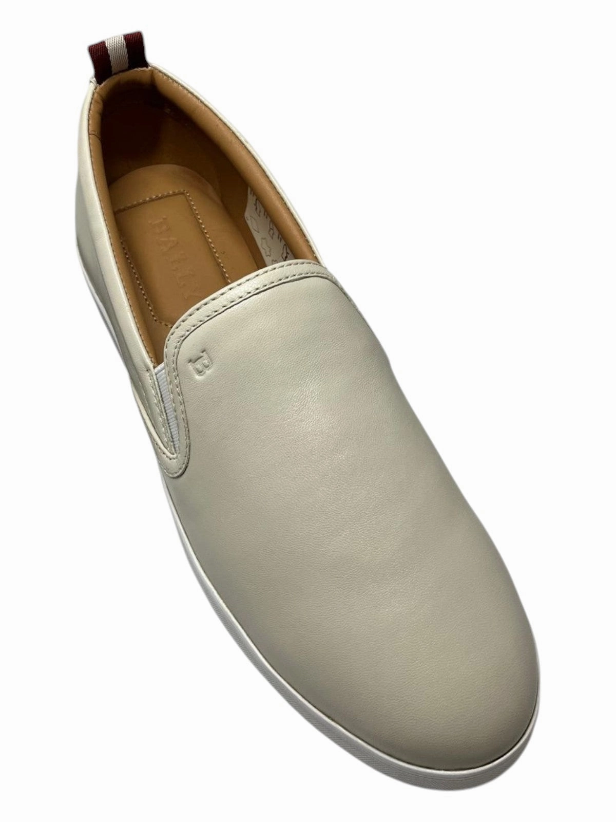 Bally Hinka 6211667 Ladies Bone Lamb Leather Sneakers Sneakers Winooski