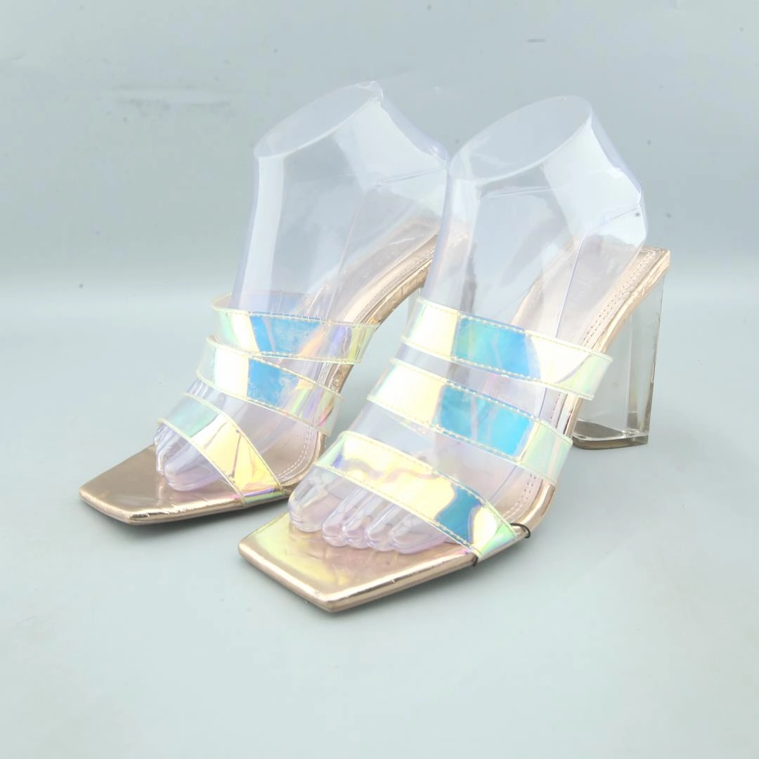 High Heels With Platform BERSHKA .