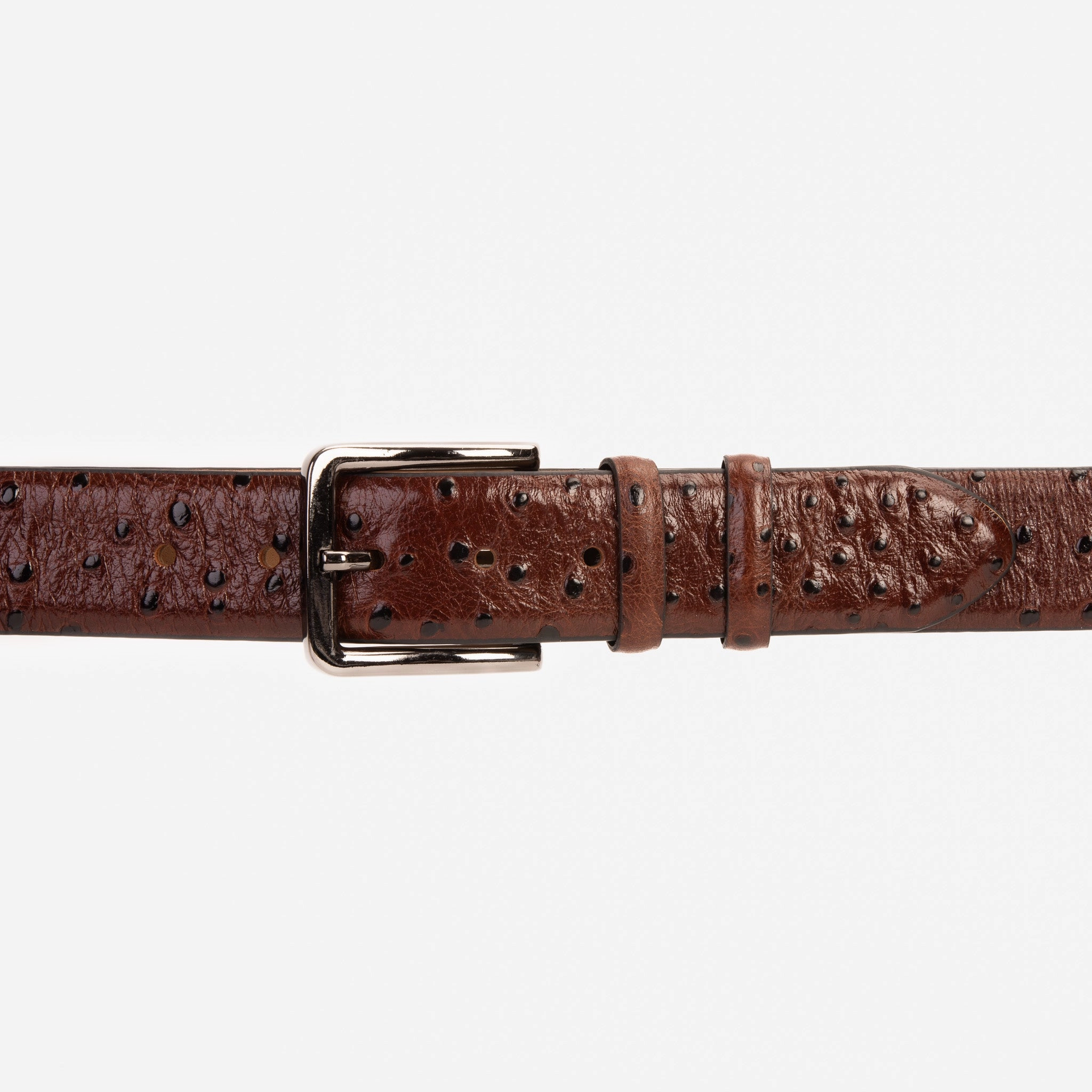 The Dallas Brown Calfskin Belt Snowboard And Boots