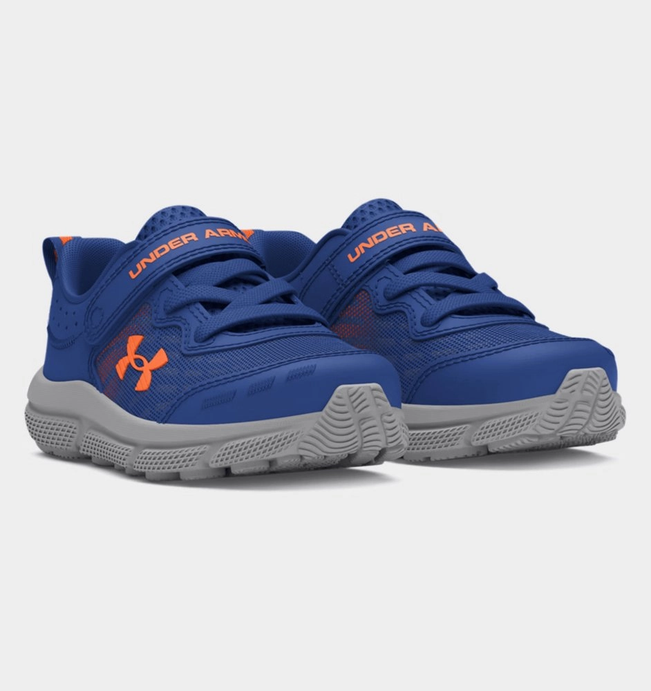 Under Armour Boys Toddler UA Assert 10 AC - Tech Blue/Mod Gray/Orange Blast Vans Sneakers