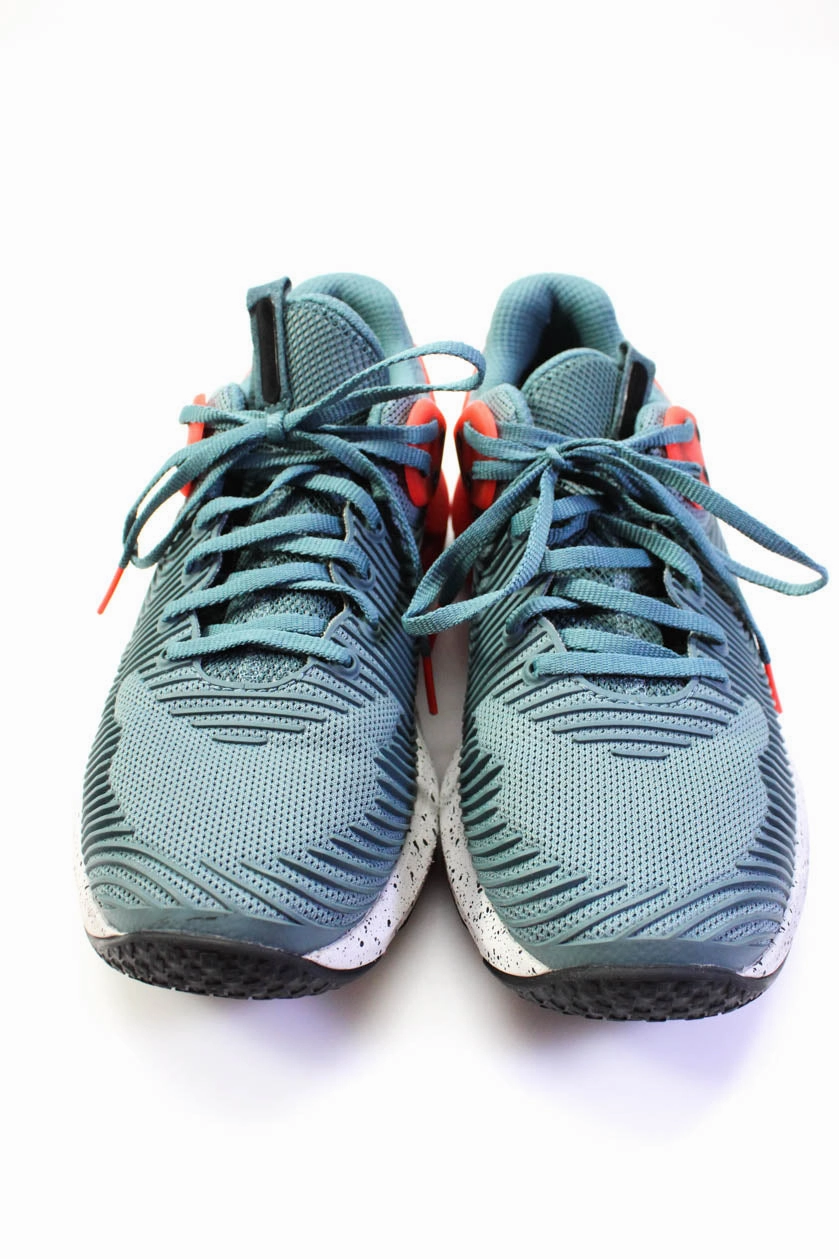 Under Armour Mens Colorblock Lace-Up Tied Round Toe Sneakers Blue Champs Sneakers