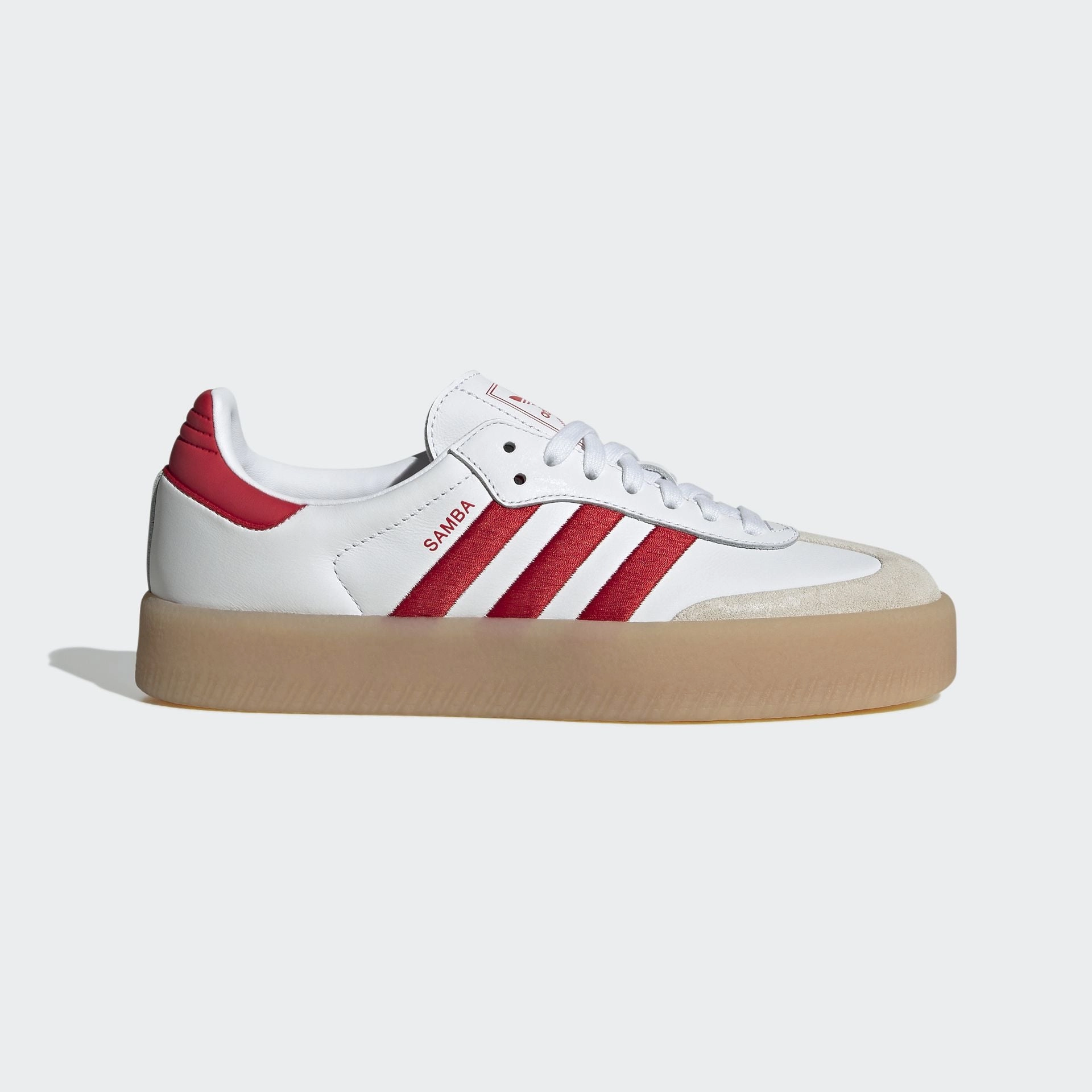 Rack Room Shoes Adidas SAMBAE SHOES - Ftwr White / Better Scarlet / Ftwr White