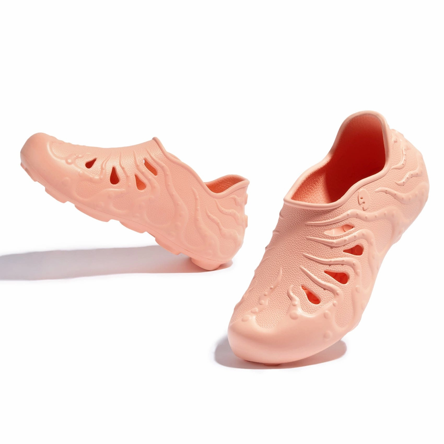 High Heel Platform Sandals Peach Pink Octopus II Women