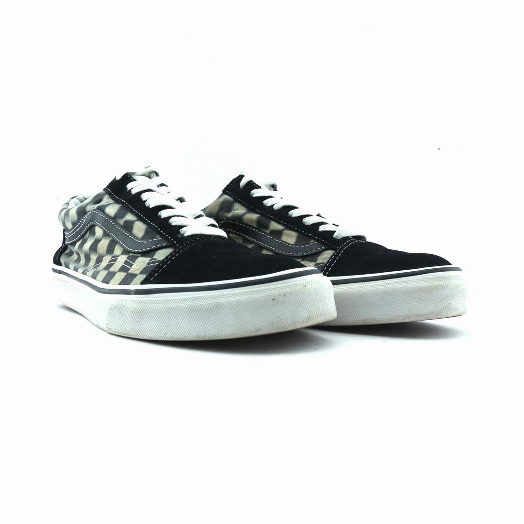 Casual Wide Toe Box Shoes VANS OLD SKOOL  CHECKERBOARD