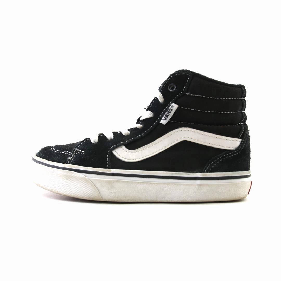 White Leather Sneakers VANS SK 8 HI