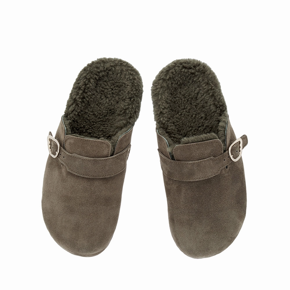 Vasilitsa All Khaki Gladiator Flat Sandals