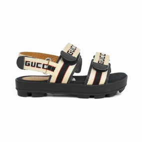 Gucci Sandals - Kids 29 Denim Slide Sandals