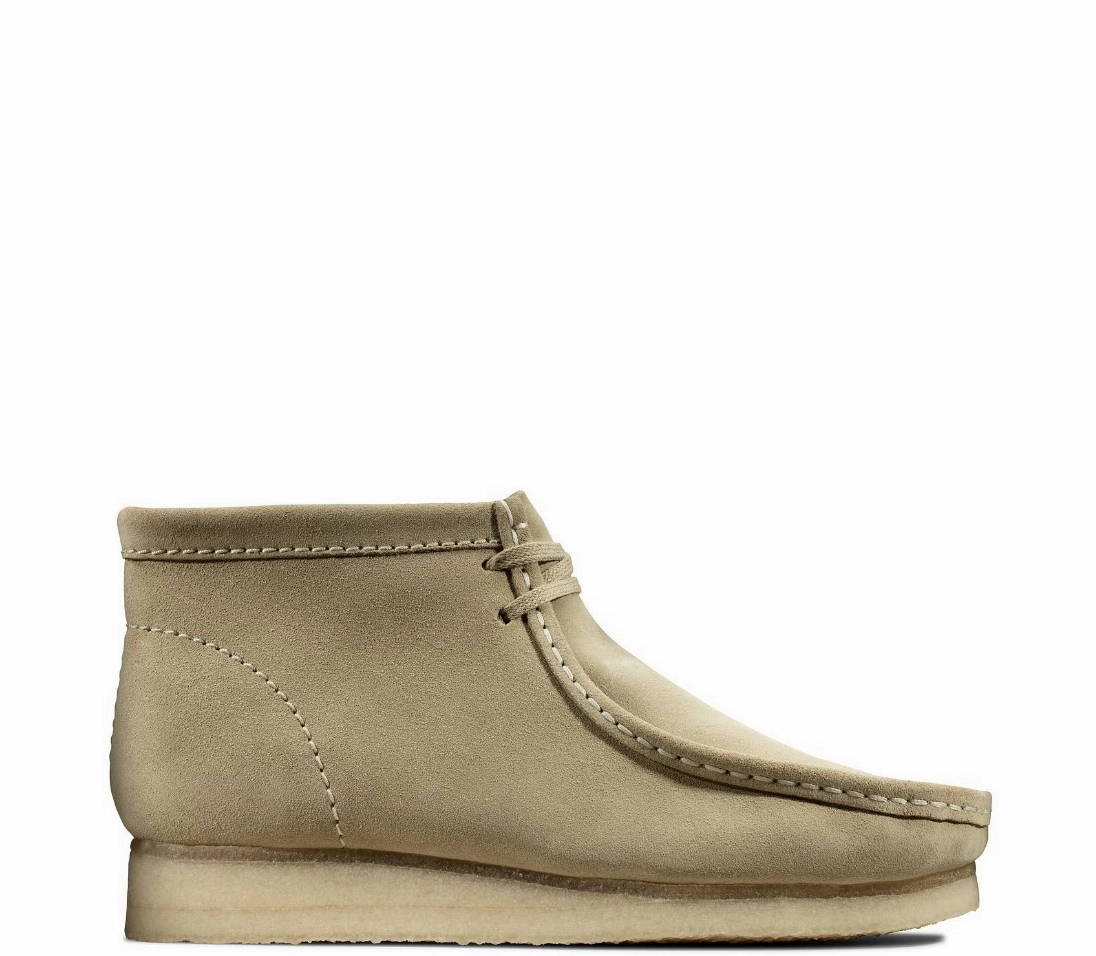 Brown Pointed Toe Boots Men's Wallabee Boot