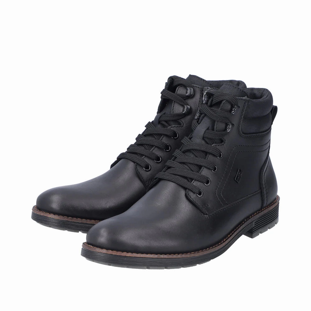 F4544-00 Black Lace/Side Zip RTex Boots Walking Boots