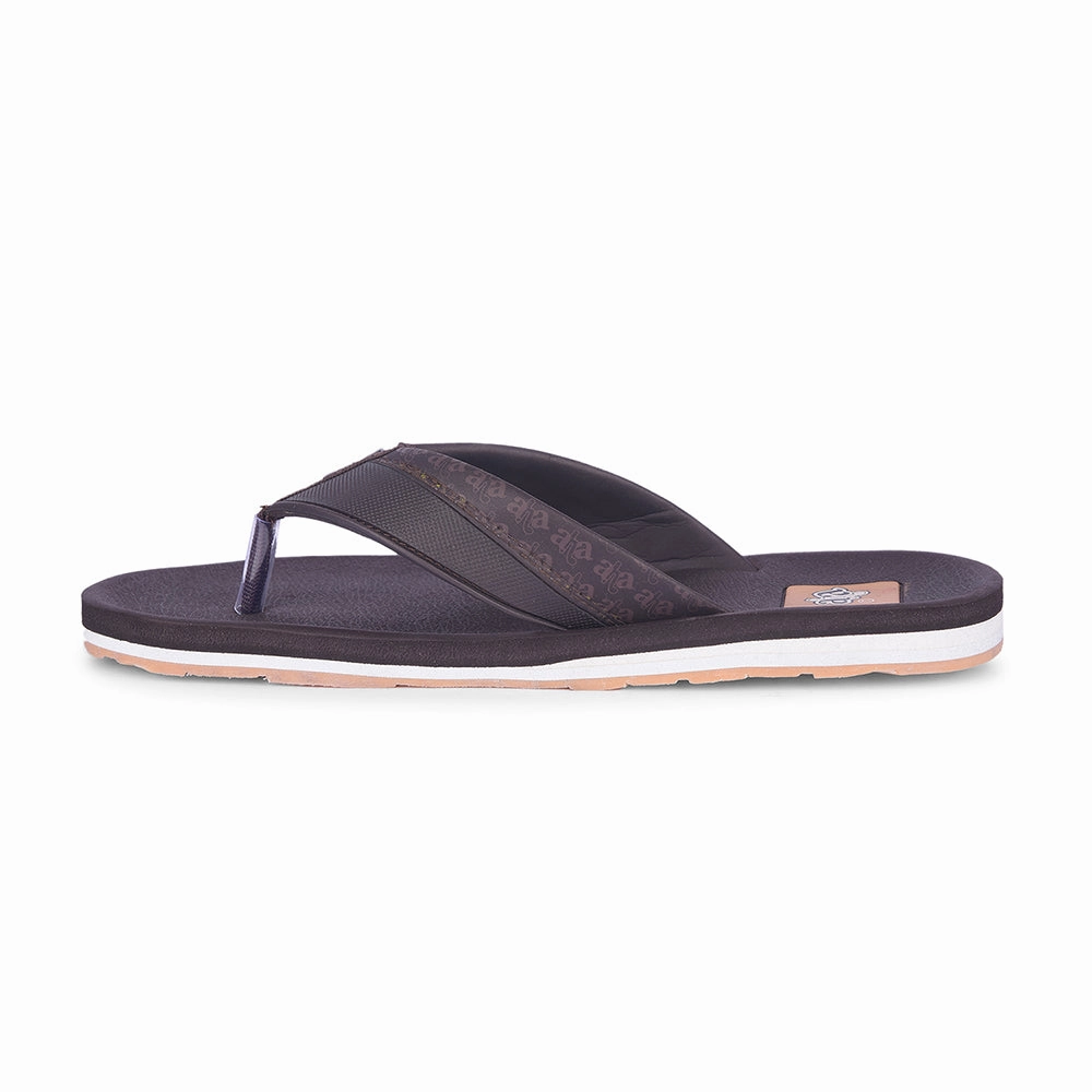Slippering A-HA Casual Brown Flip Flop For Men ANCO-03 By Liberty