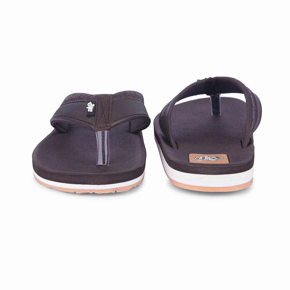 Bubble Slides A-HA Casual Brown Flip Flop For Men ANCO-03 By Liberty