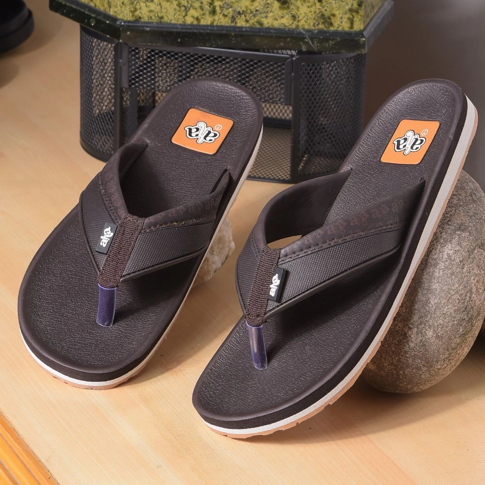 A-HA Casual Brown Flip Flop For Men ANCO-03 By Liberty The Slippers Documentary