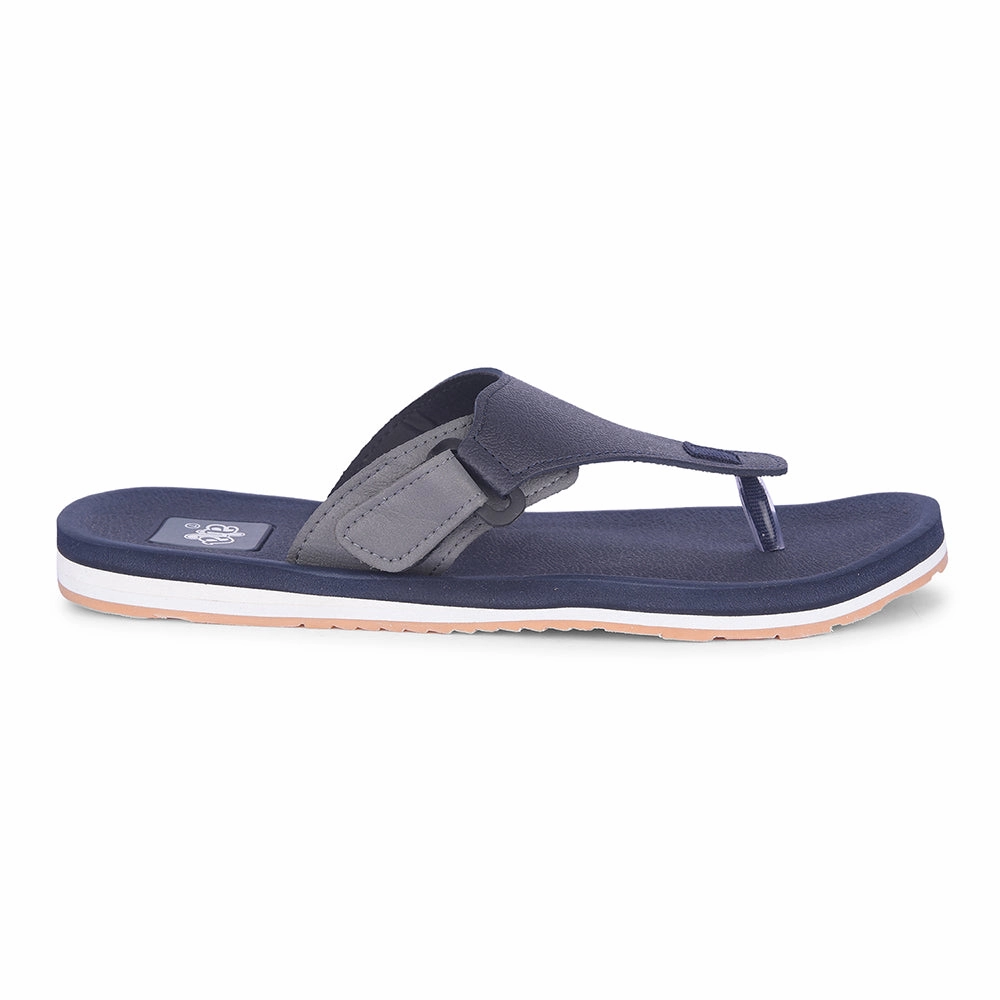 One Slide A-HA Casual Navy Blue Flip Flop For Men ANCO-01 By Liberty