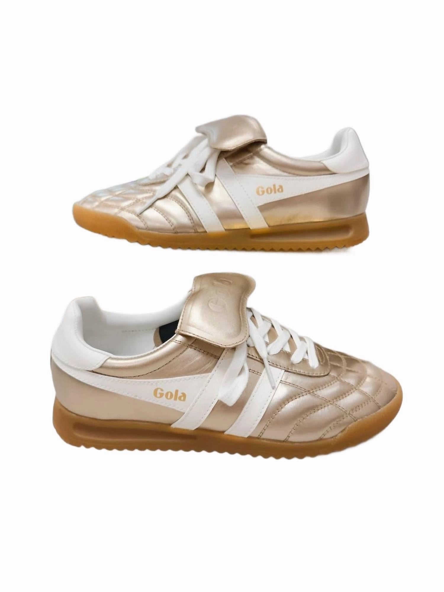 Women's Stadium '86 Sneakers In Gold Sneakers With Ankle Support