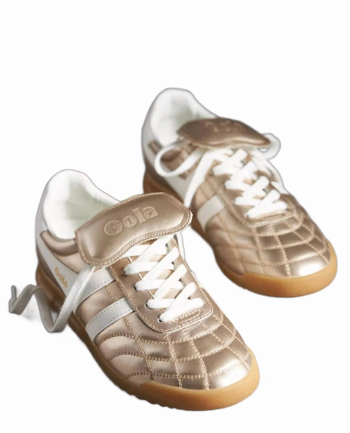 Italian Leather Sneakers Women's Stadium '86 Sneakers In Gold