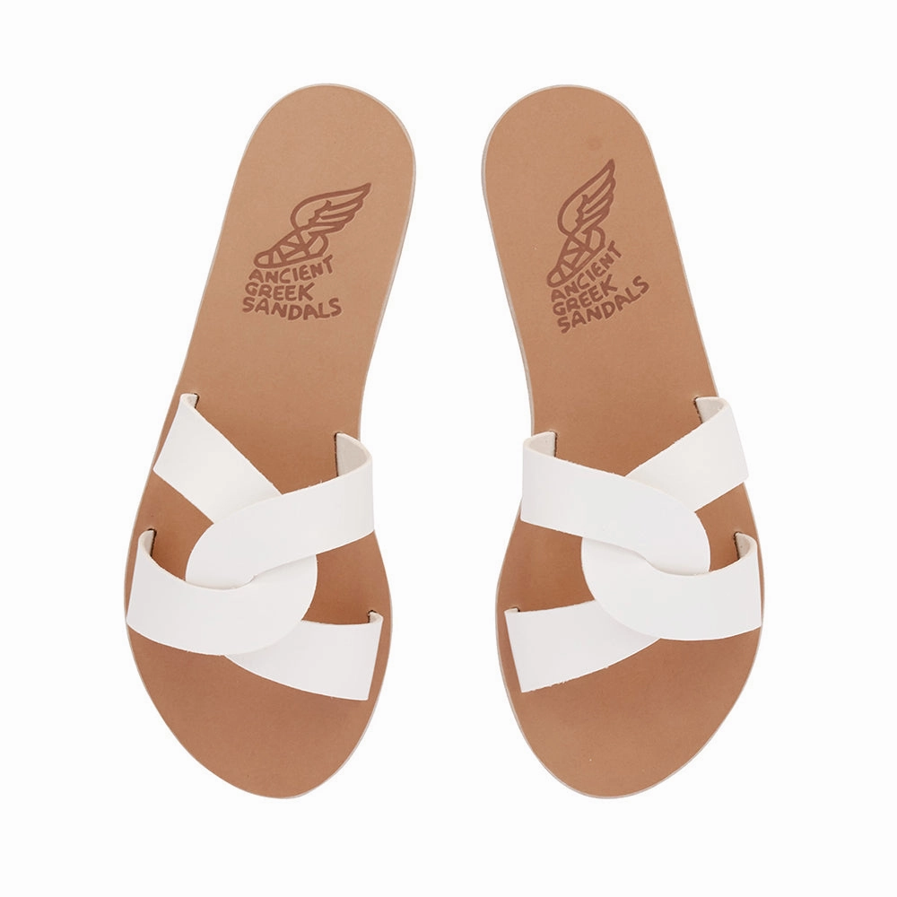 Desmos White Stockings For Sandals