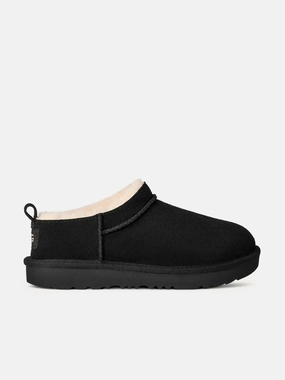 Slippers Black Friday UGG Kids Classic Micro Slippers in Black