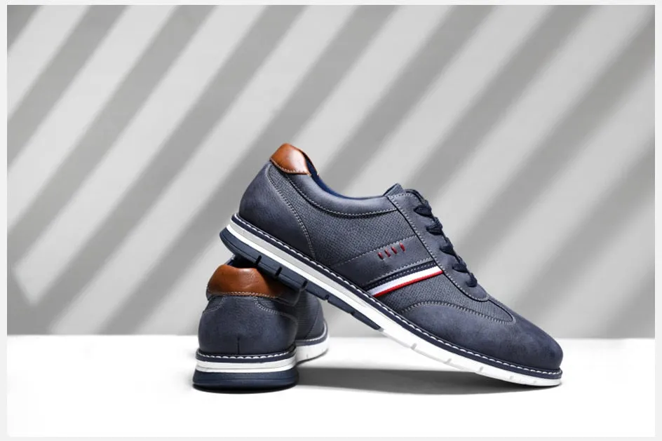 West Louis Brand Designer Autumn Lightweight Leather Sneakers Bass Casual Oxford Shoe