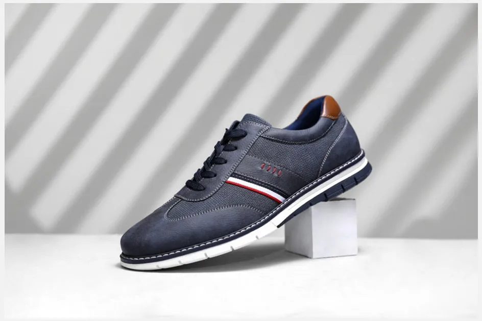 West Louis Brand Designer Autumn Lightweight Leather Sneakers Del Rey Casual Shoe