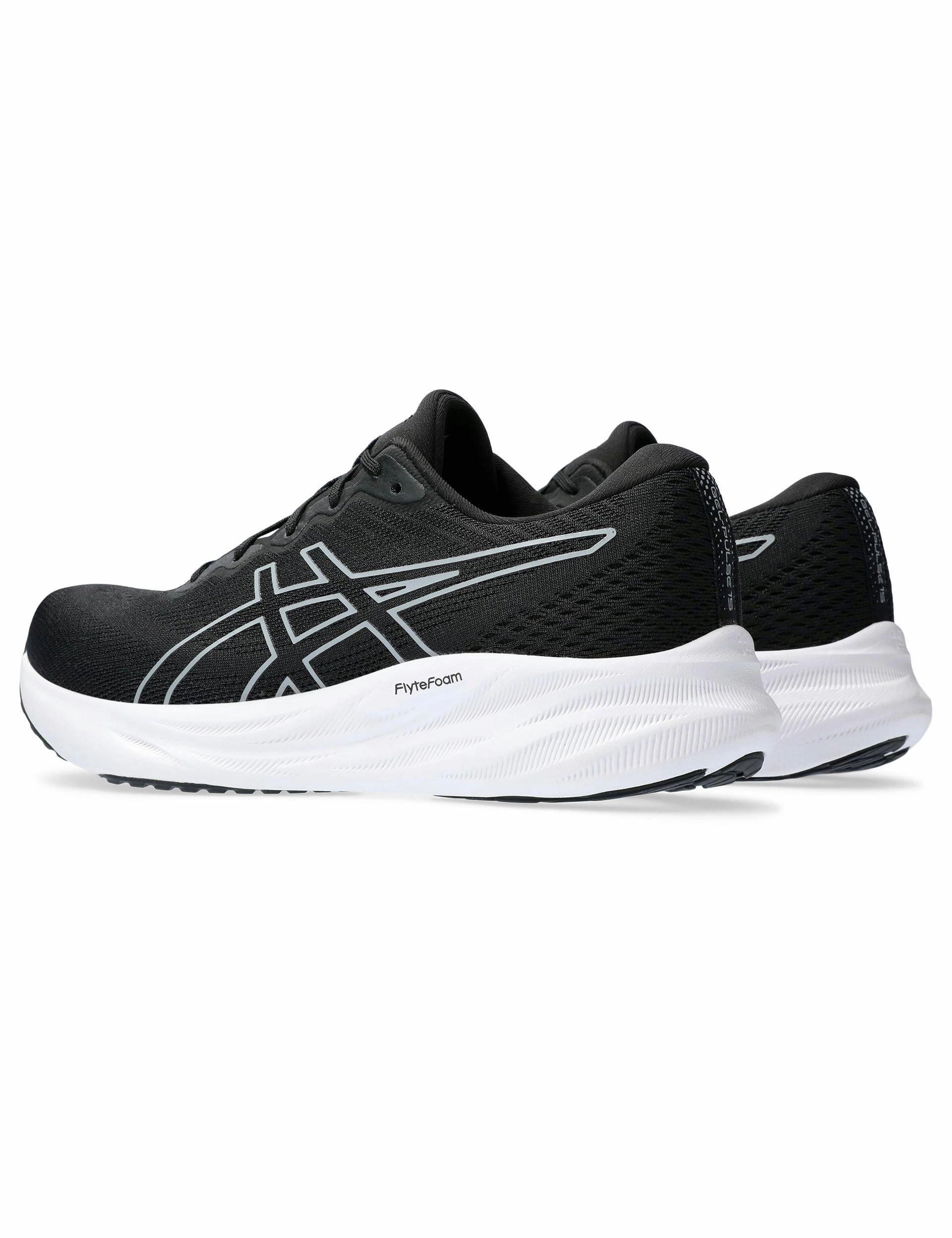 Ryan Hall Asics Shoes Gel-Pulse 15 - Black/Sheet Rock