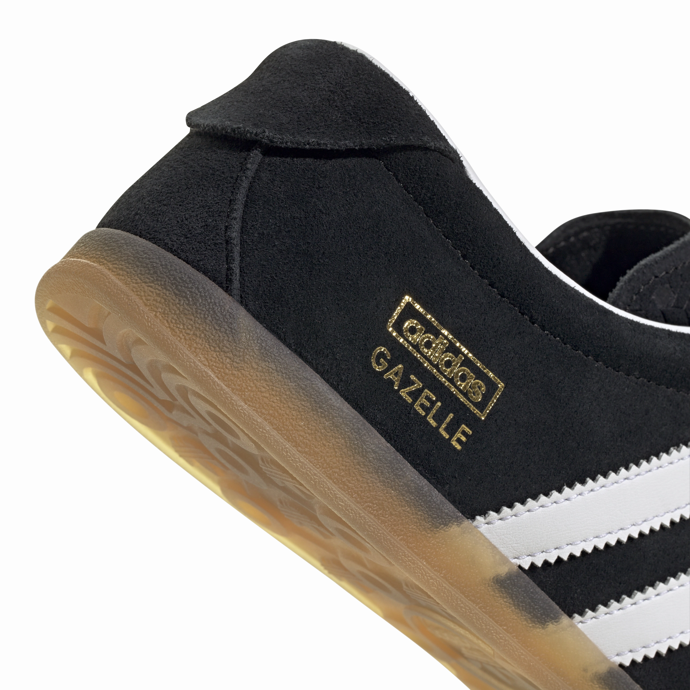 Wmns Gazelle Low Pro 'Black White Gum' Volleyball Adidas Shoes