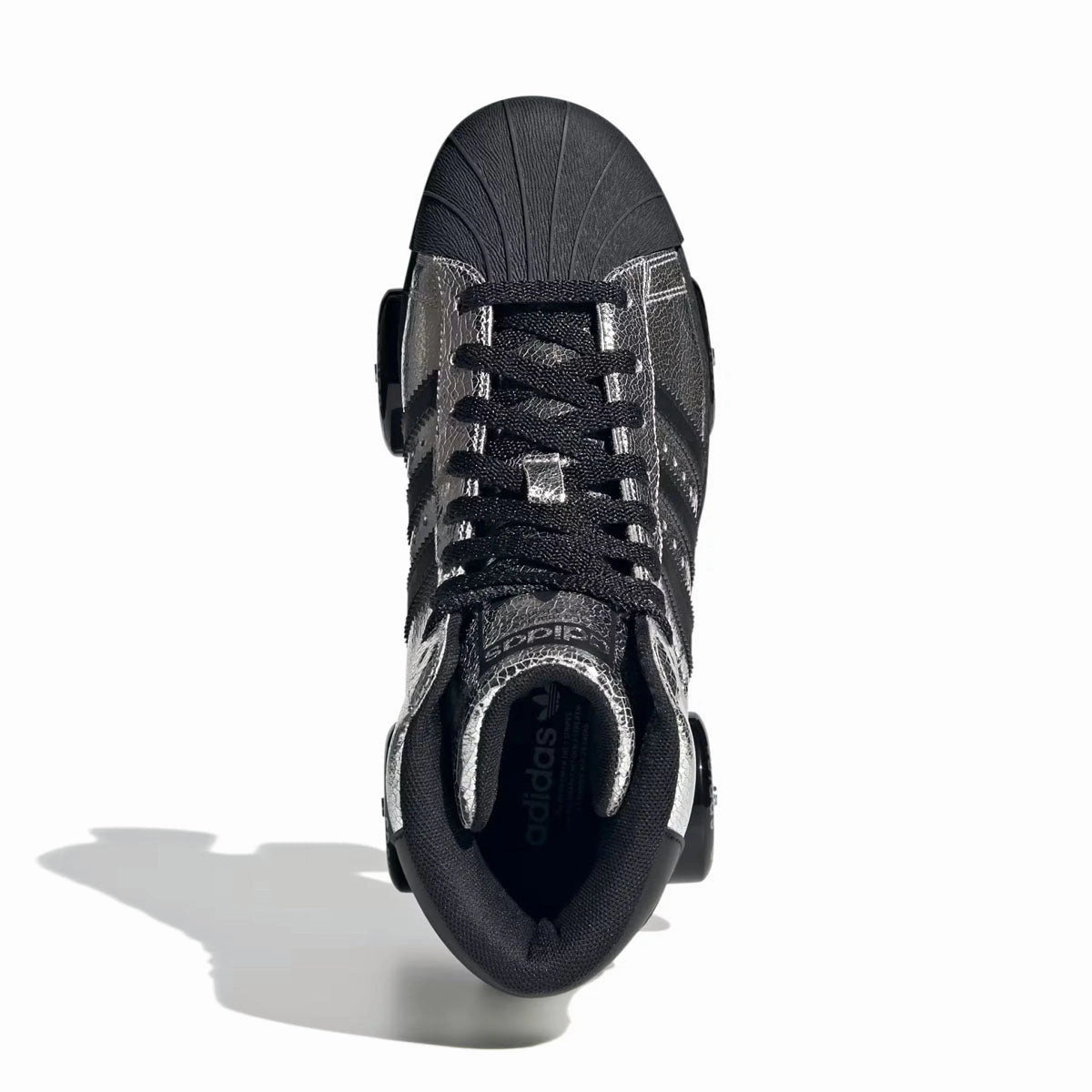 Adidas Adizero Basketball Shoes Wmns Superstar 82 Roller Skates 'Silver Metallic Core Black'