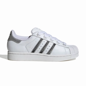 Adidas Grand Court 00s Shoes Wmns Superstar II 'Cloud White Matte Silver'