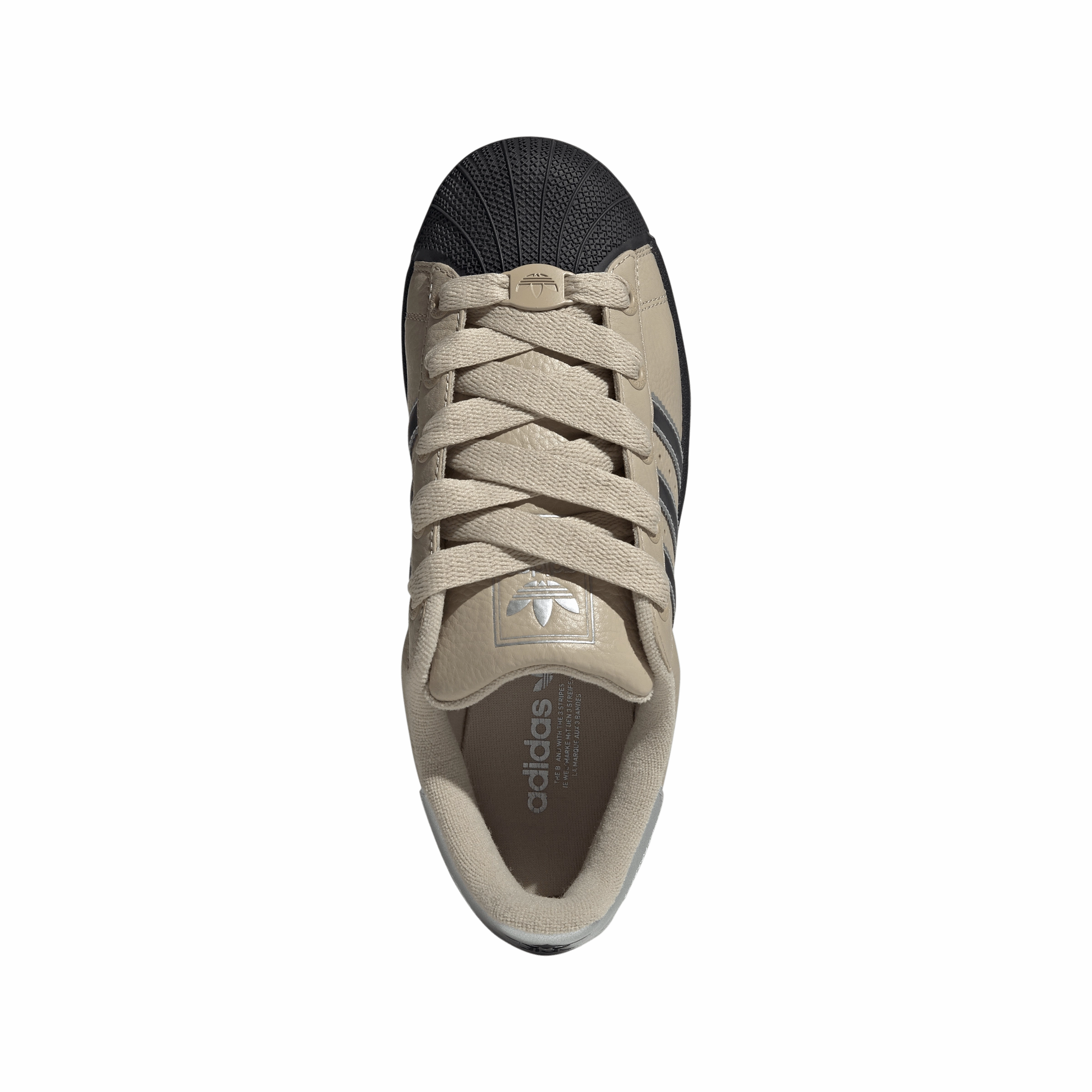 Wmns Superstar II 'Stone Khaki Silver Metallic' Swift Run Adidas Shoes