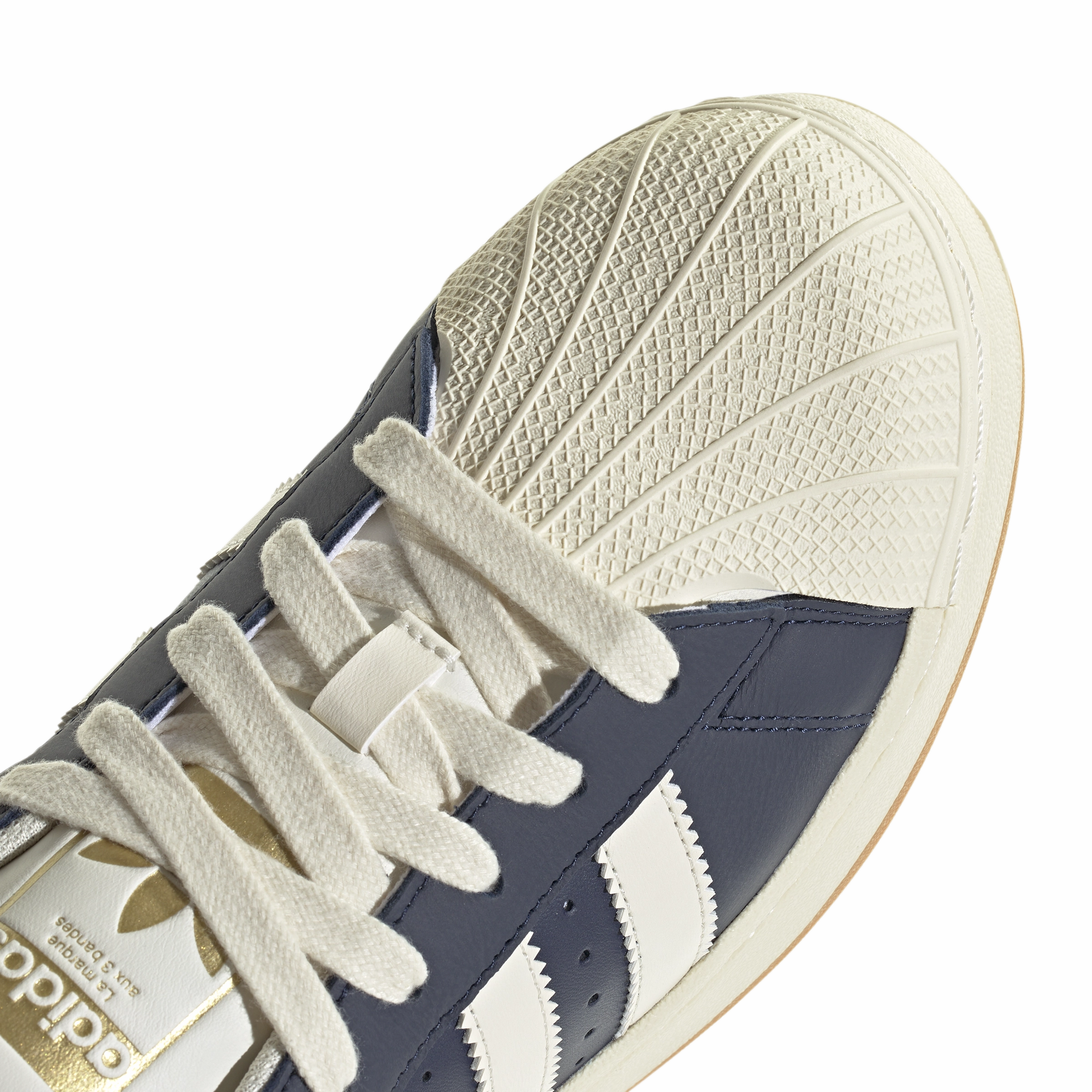 Adidas Skateboarding Shoes High Top Wmns Superstar XLG 'Night Indigo Cream White'