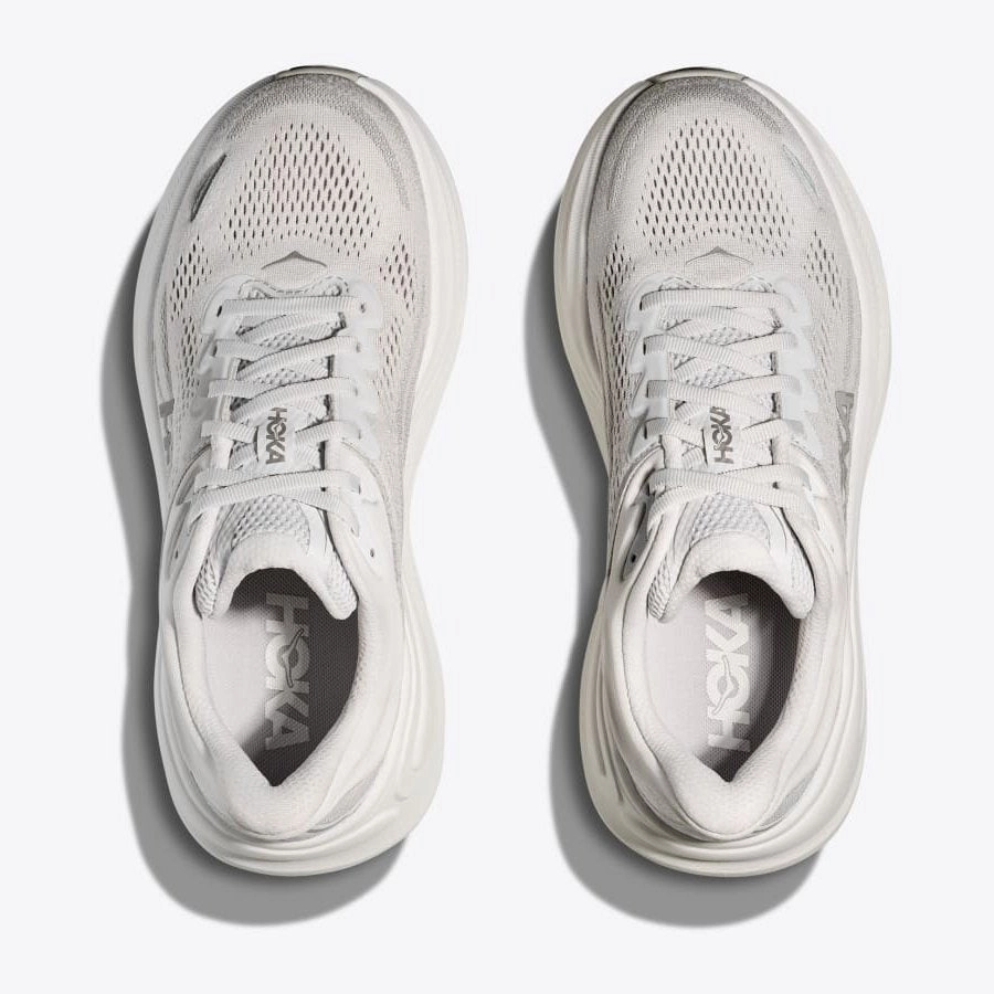 Women's - HOKA Bondi 9 - Stardust/Silver Bakersfield