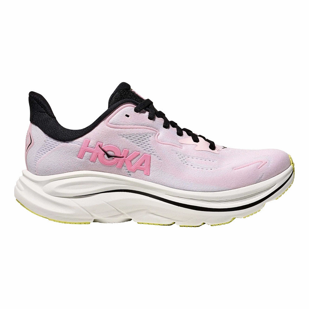 Women's - HOKA Clifton 10 - Carnation/Starlight Glow Shoes For Working On Concrete