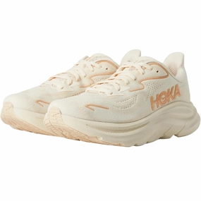 Women's - HOKA Clifton 10 - Vanilla/Birch Camo Shoes