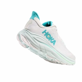 Durham Nc Women's - HOKA Clifton 10 - White/Cielo Blue