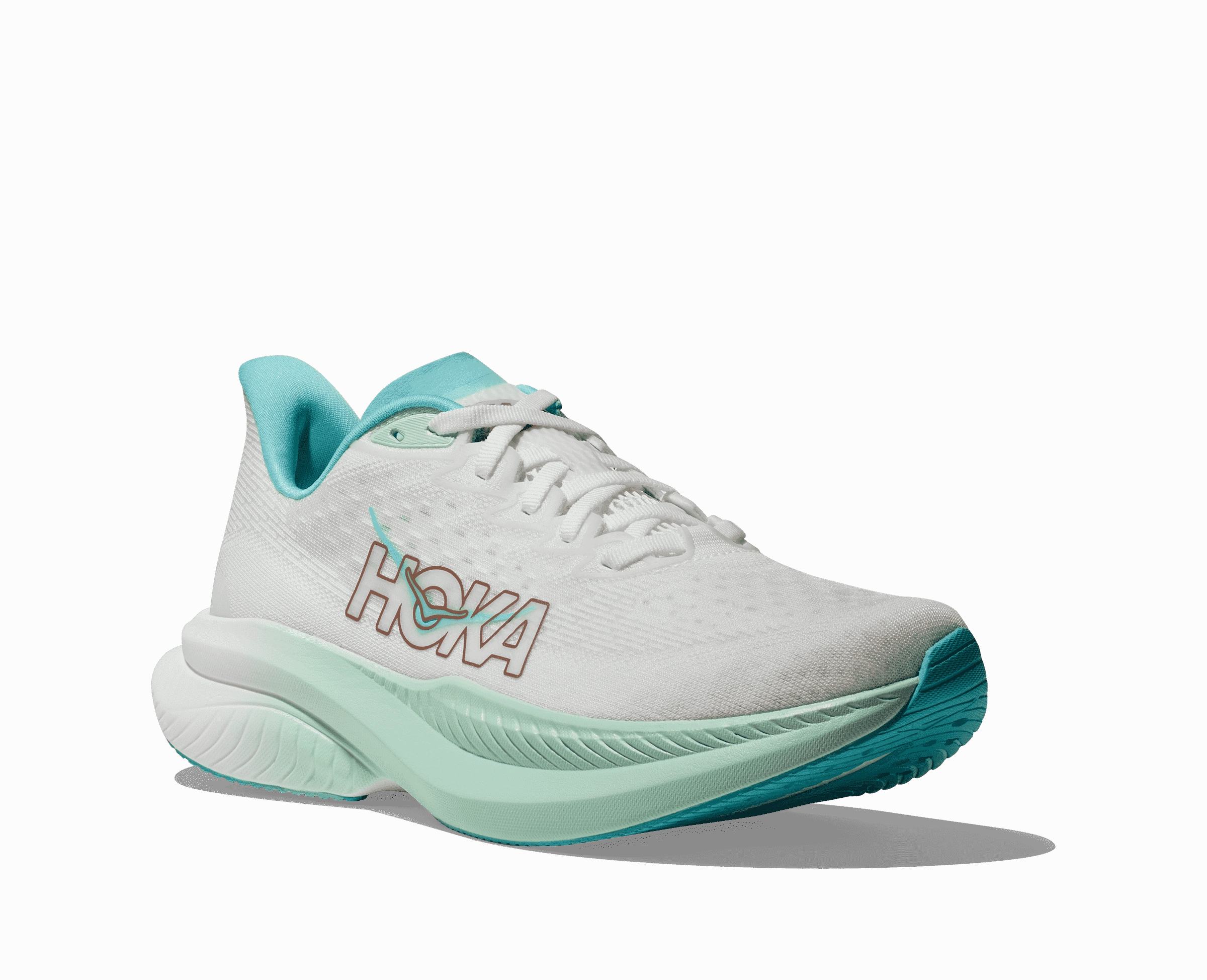 Women's - HOKA Mach 6 - Frost / Rose Gold Sale Nearby