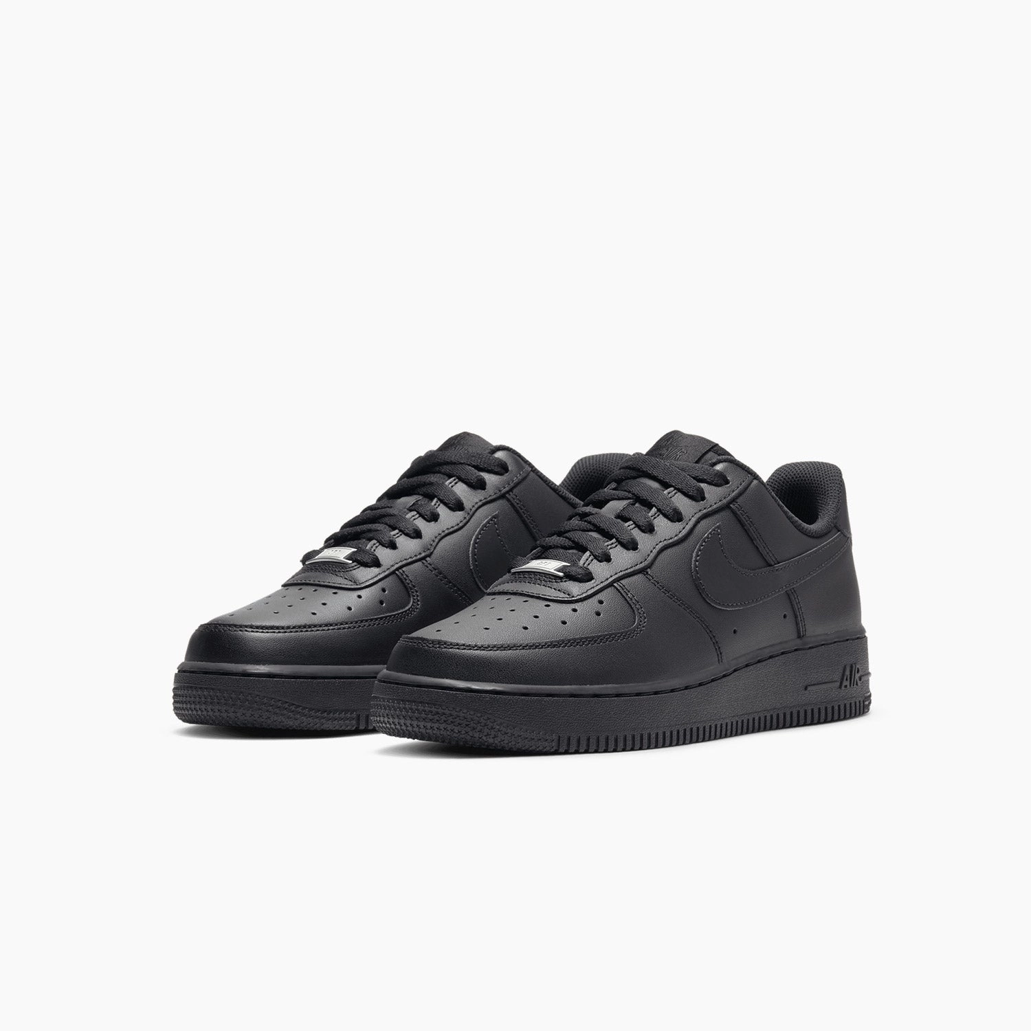 Women's Air Force 1 `07 "Triple Black" Nike Youth Boxing Shoes