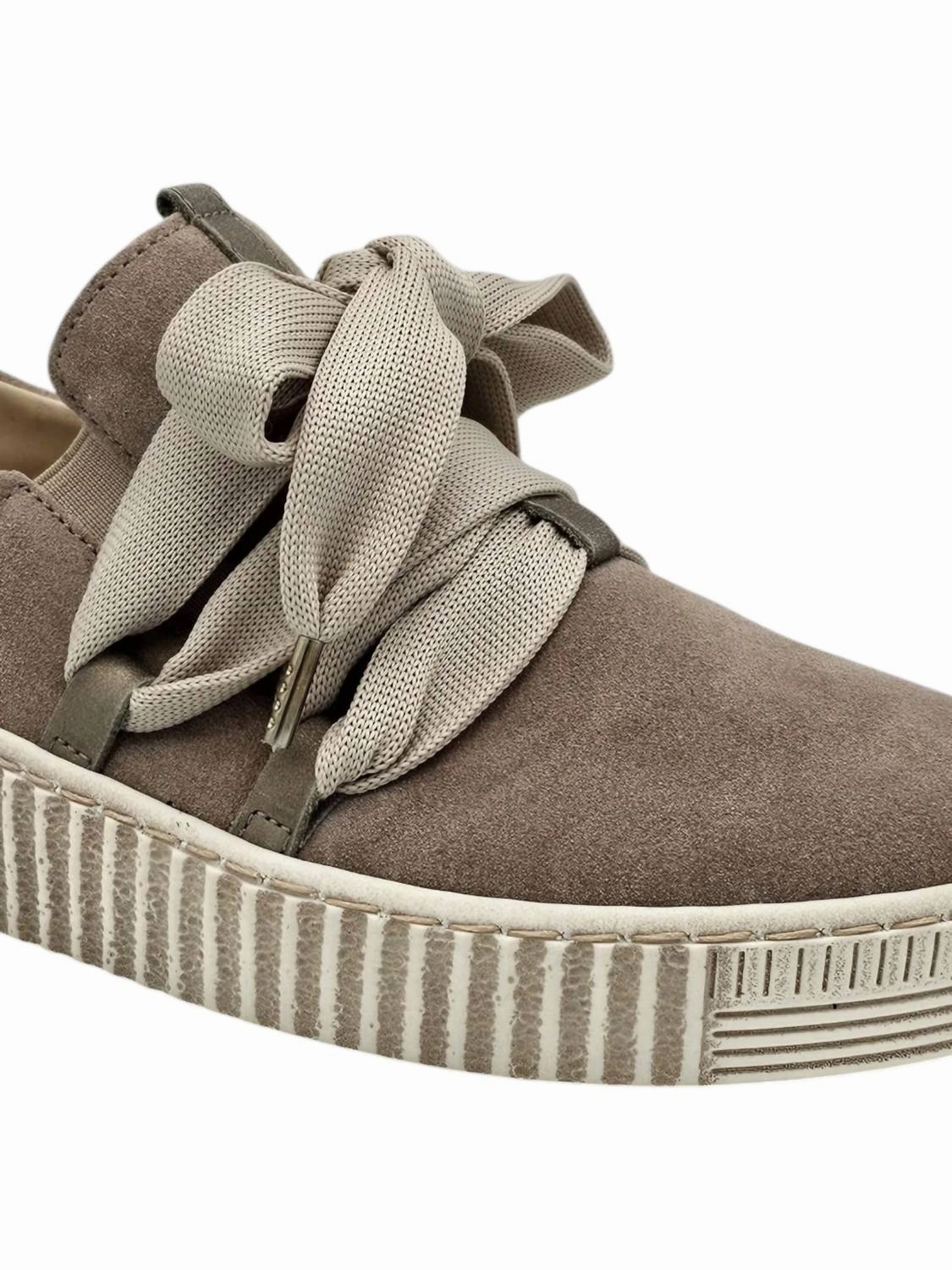 Women's Ashley Lace-Up Sneakers In Caramel Tmnt Sneakers