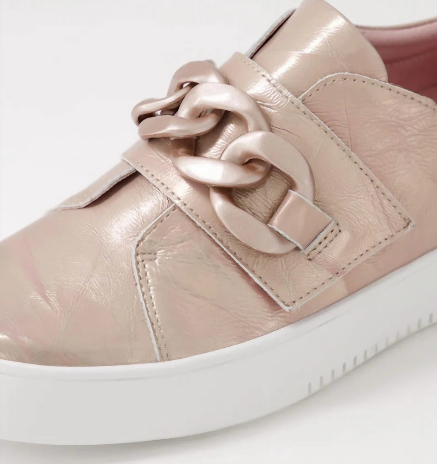 Women's Layant Leather Sneakers In Pale Pink Breast Cancer Sneakers