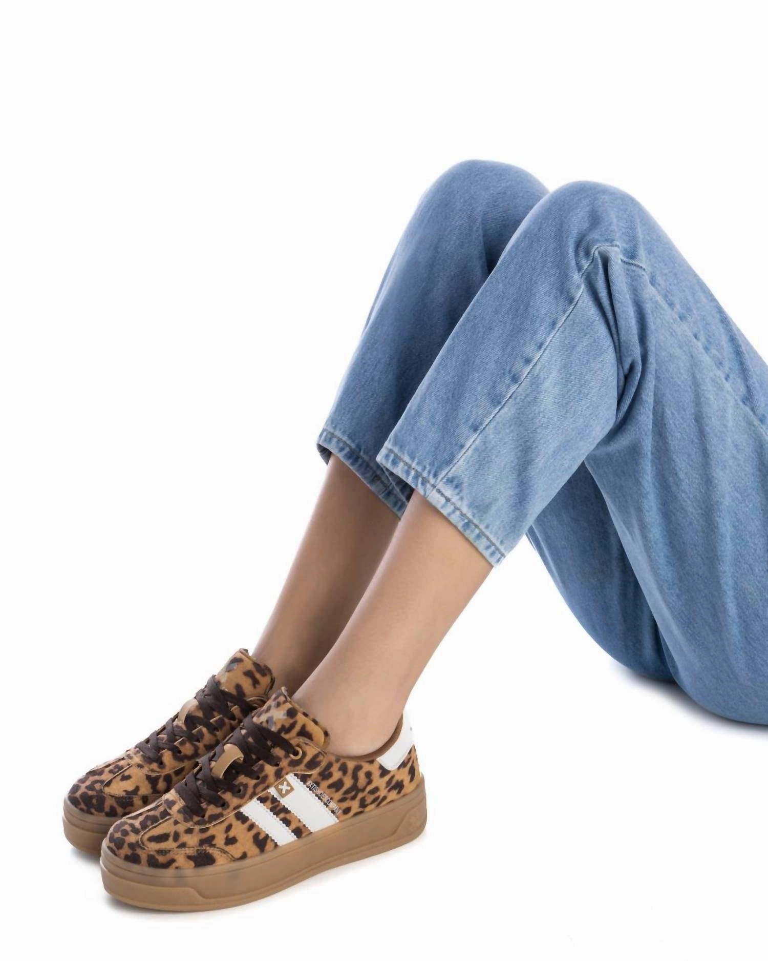 Women's Platform Trainer Sneakers In Leopard Marshmellow Sneakers