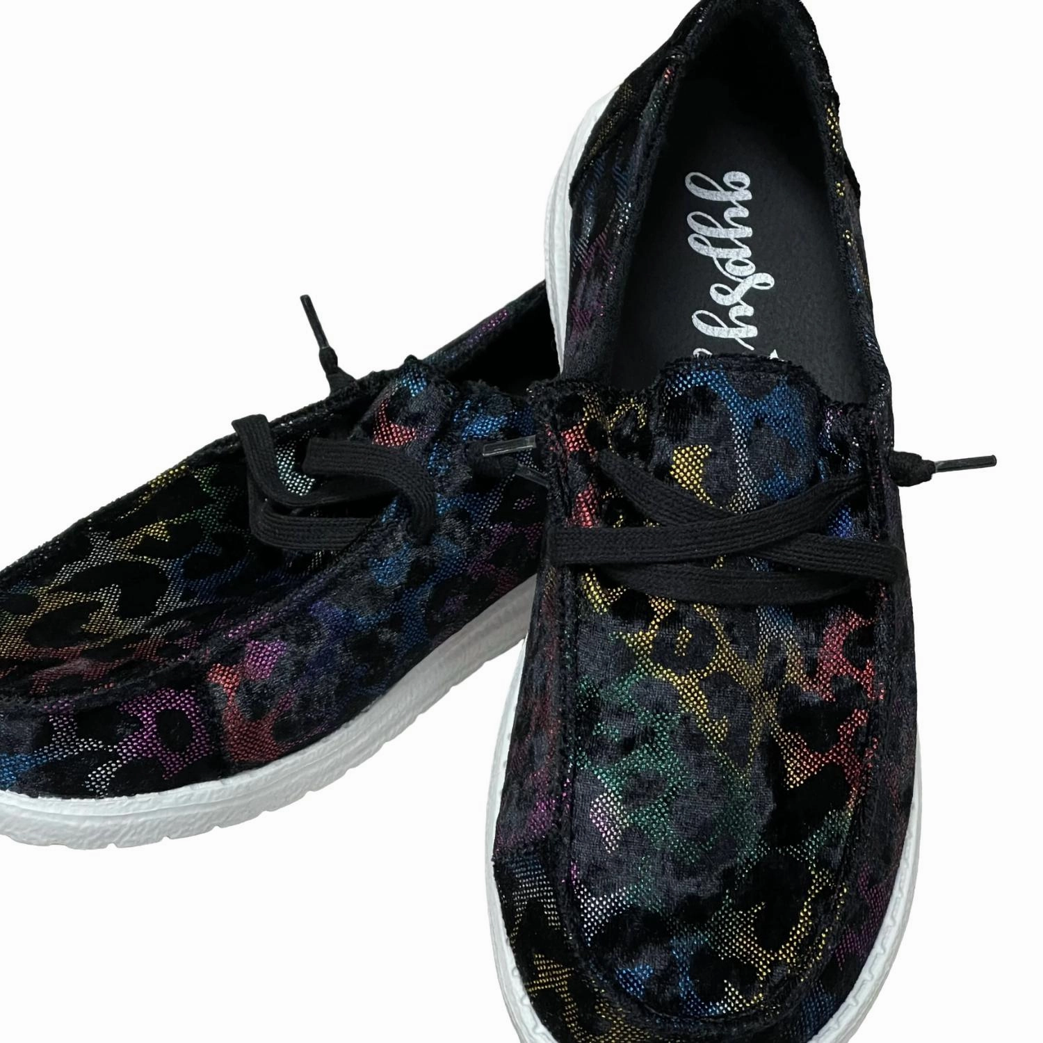 Pull On Sneakers Women's Ren Sneakers In Black Multi