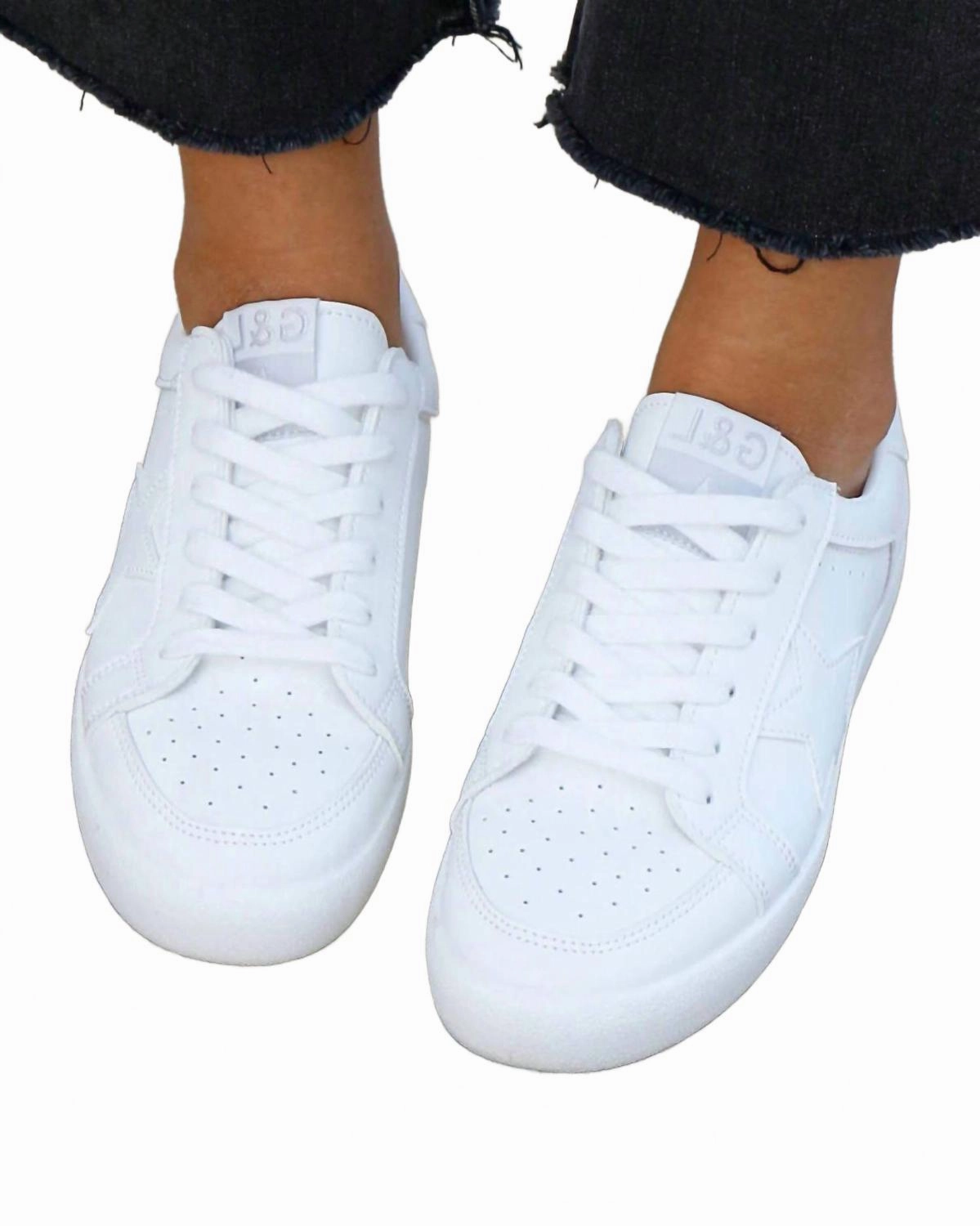 White Sneakers With Suit Women's Star Sneaker In White