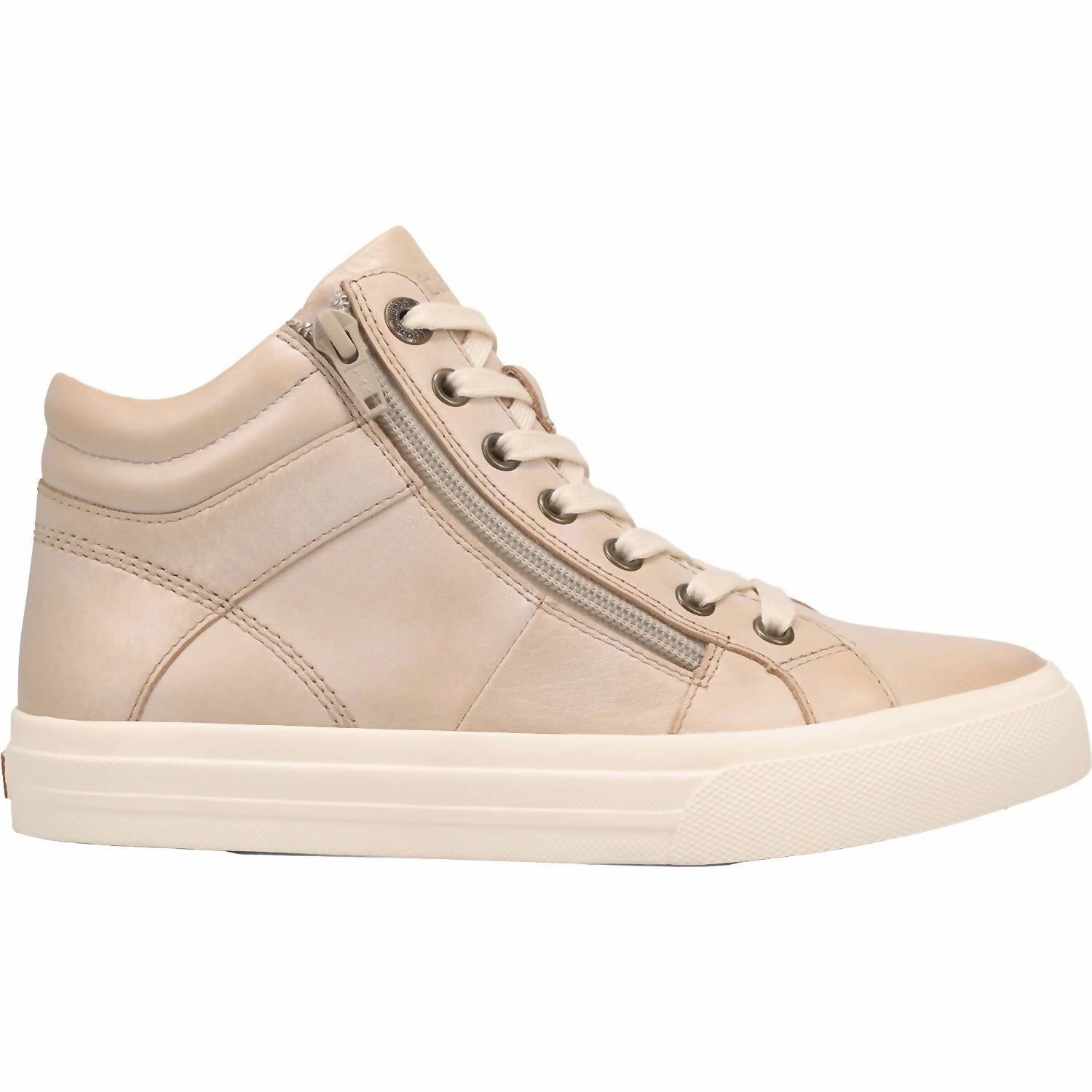 Women's Taos Winner Leather High Top Sneakers In Oyster Sdu Sneakers