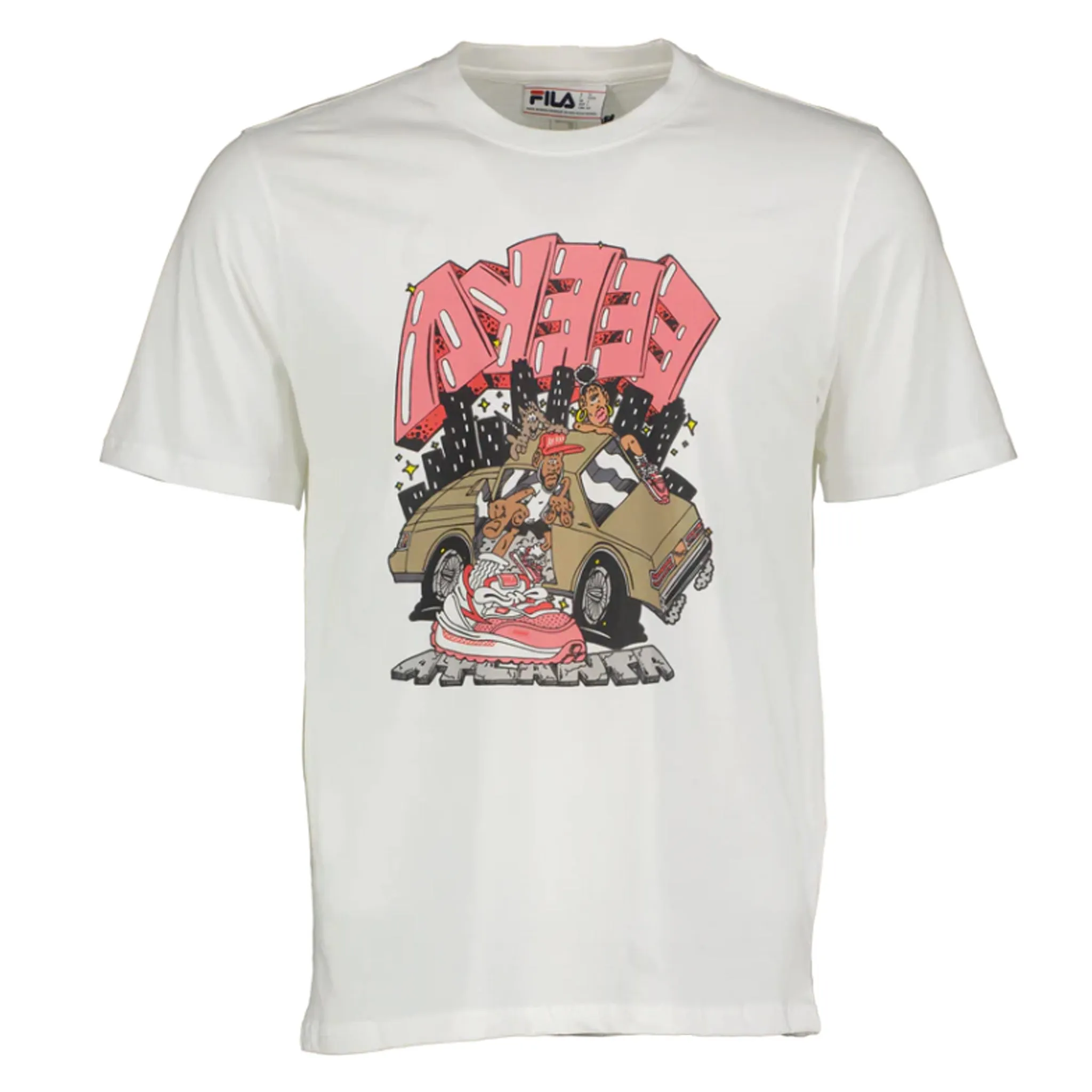 Casual Slip On Shoes For Summer Fila Men's Lil Jon Vulk Short Sleeve T-Shirt LM21C975