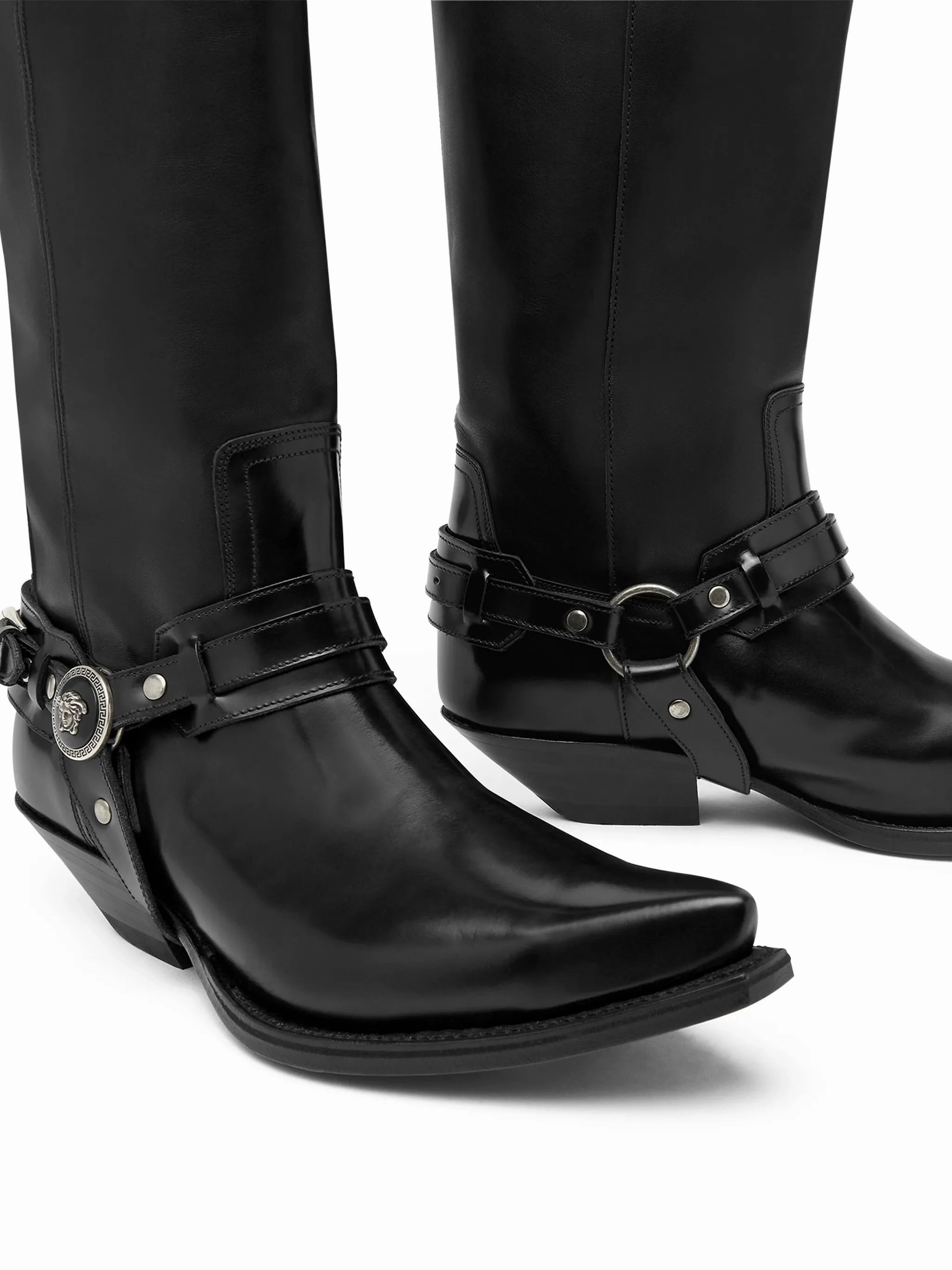 40mm Texano knee-high boots Wide Calf Boots